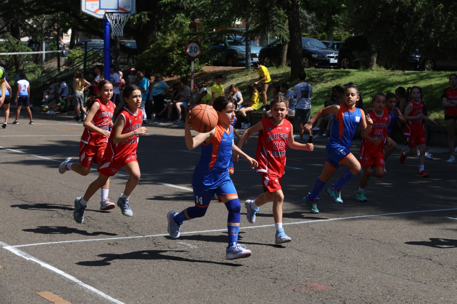 Diferentes momentos de la gran jornada deportiva de Municipalia en el paseo de Papalaguinda. FERNANDO OTERO (3)