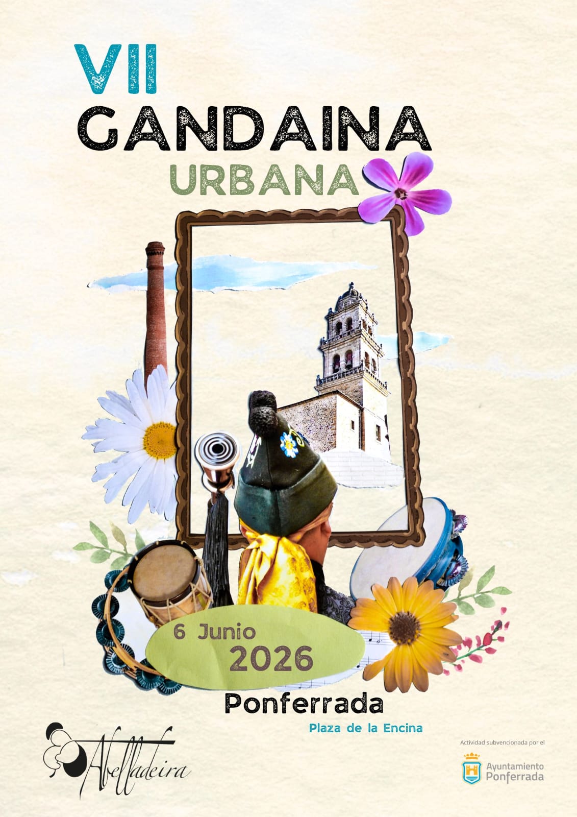Cartel anunciador de la Gandaina.