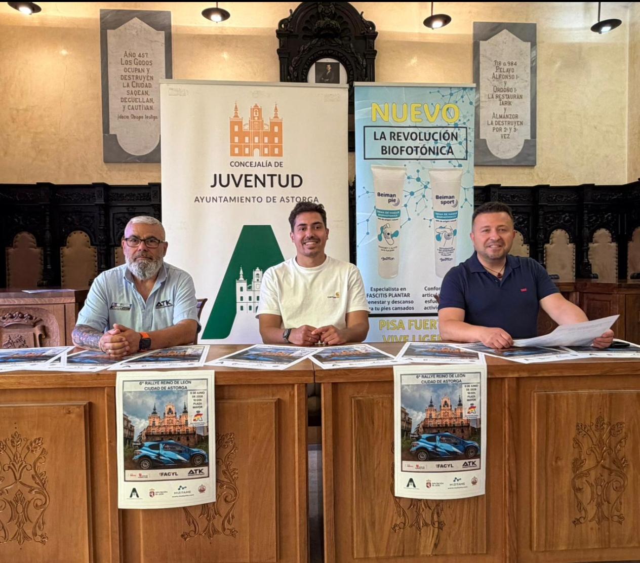 Presentación del rally en Astorga. | L.N.C.