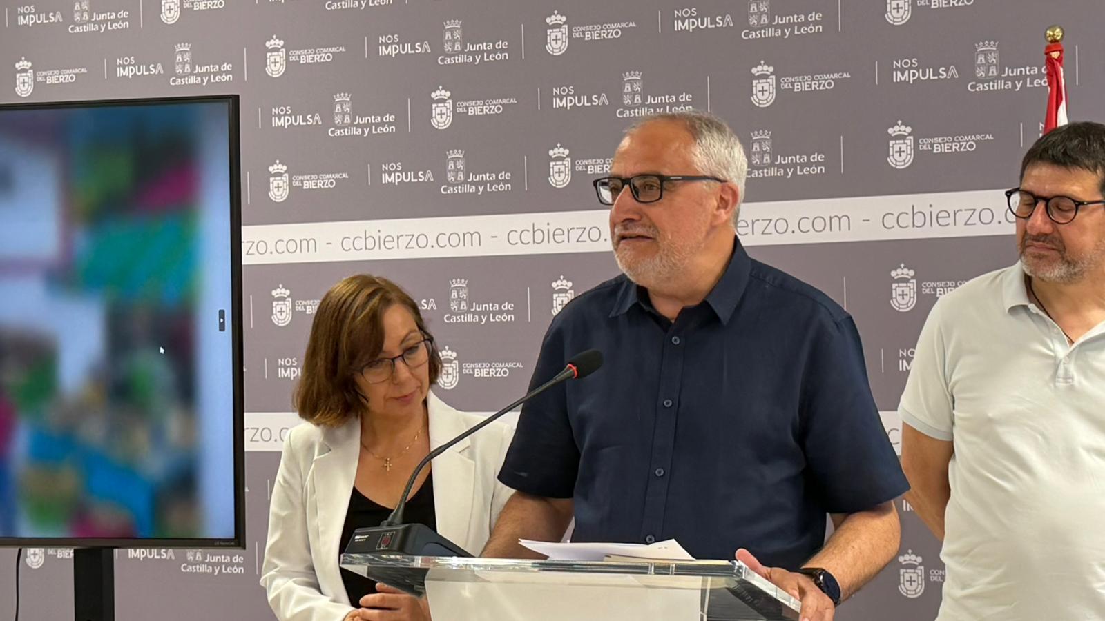 El presidente del Consejo Comarcal del Bierzo, Olegario Ramón. | J.F.