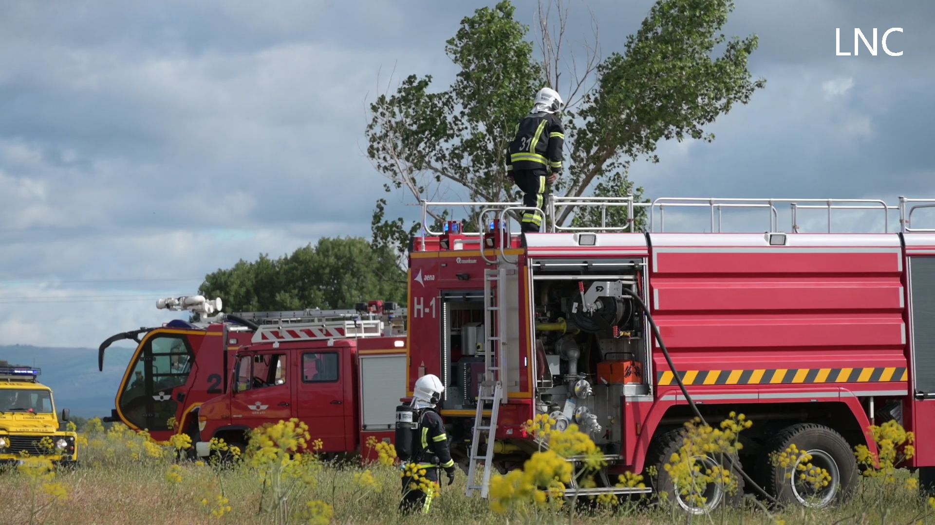 León pone a prueba su respuesta ante un accidente aéreo en las inmediaciones del aeropuerto León pone a prueba su respuesta ante un accidente aéreo en las inmediaciones del aeropuerto