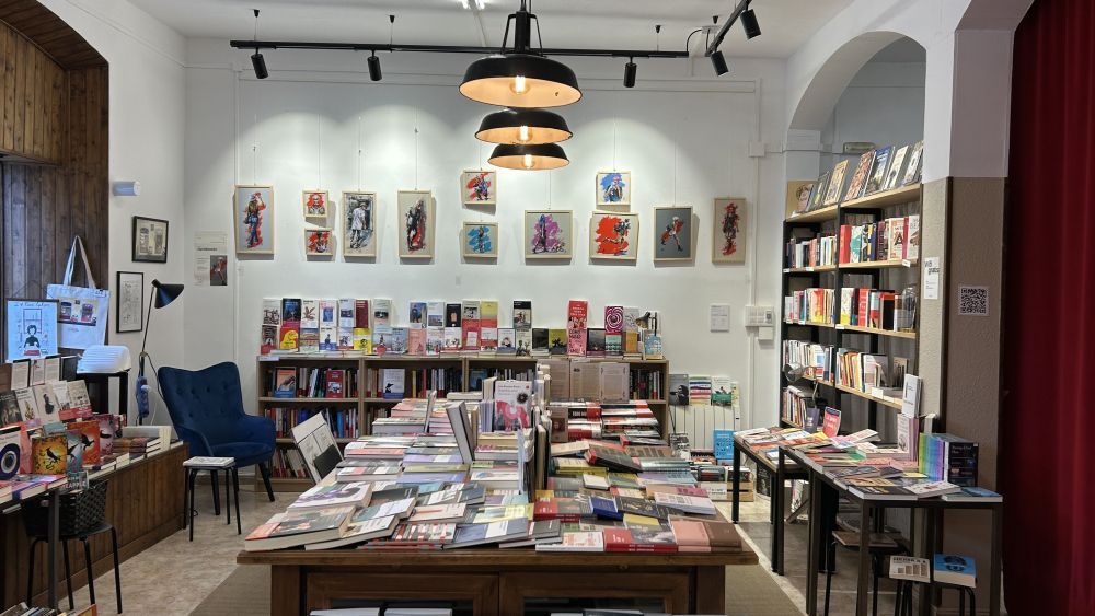 Librería El Libro Imposible, en la plaza de la Encina de Ponferrada.