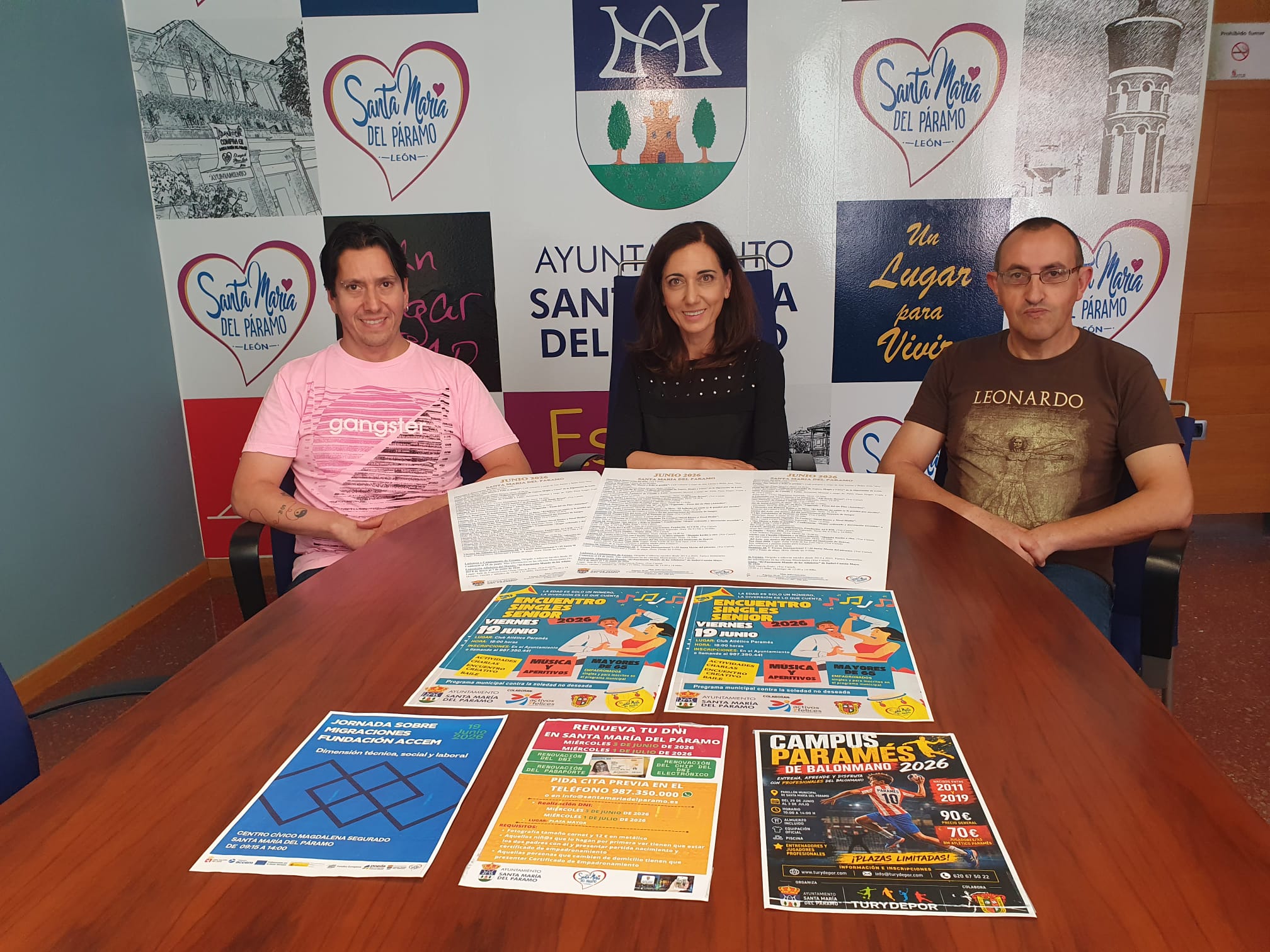 Presentación de las actividades de junio en Santa María del Páramo. | L.N.C.