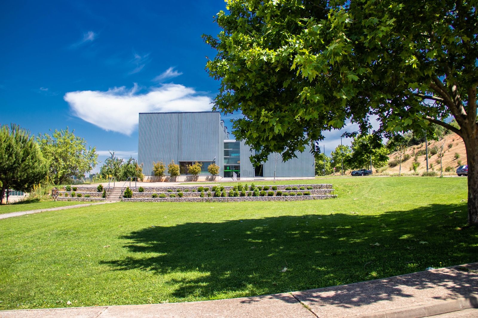 Zona lateral del Campus.