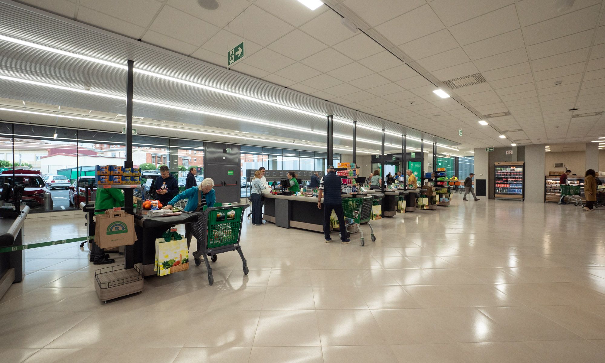 Nuevo modelo de ‘Tienda 9’  de Mercadona en Astorga. | L.N.C.