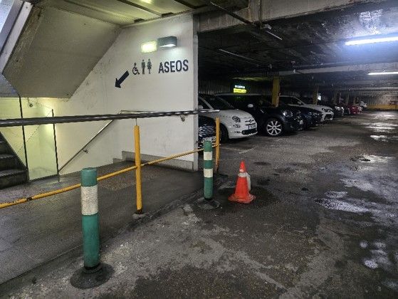 Estado actual del aparcamiento subterráneo de San Marcelo. | L.N.C.
