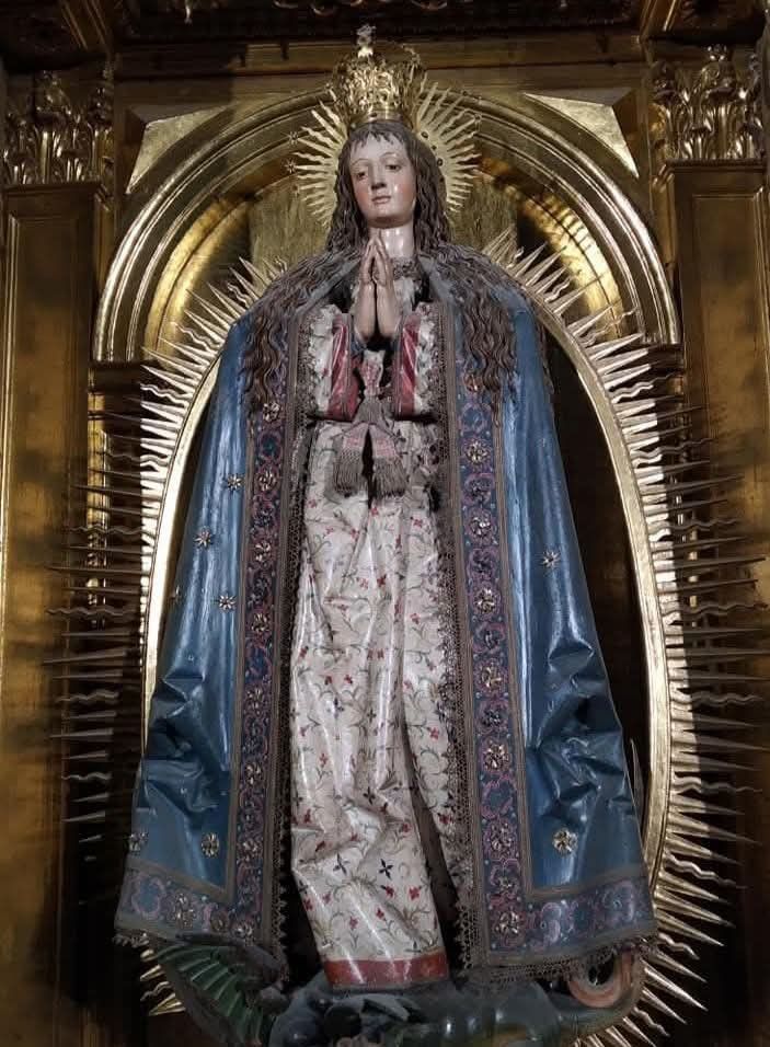 Imagen de la Inmaculada Concepción de Gregorio Fernández que será restaurada. | L.N.C.