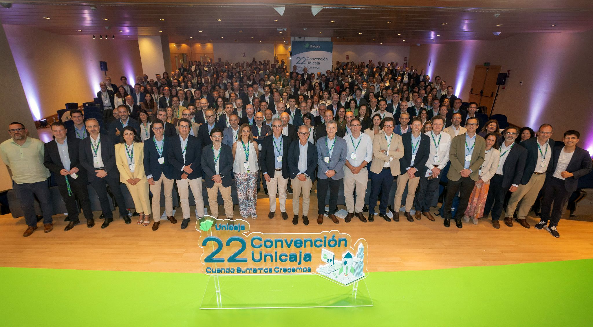 Unicaja ha celebrado su 22ª Convención, un encuentro que ha reunido a más de 300 directivos de todo el Grupo. | L.N.C.