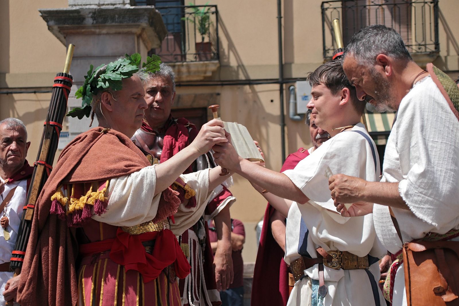 Un desfile romano para honrar el origen de la ciudad de León 