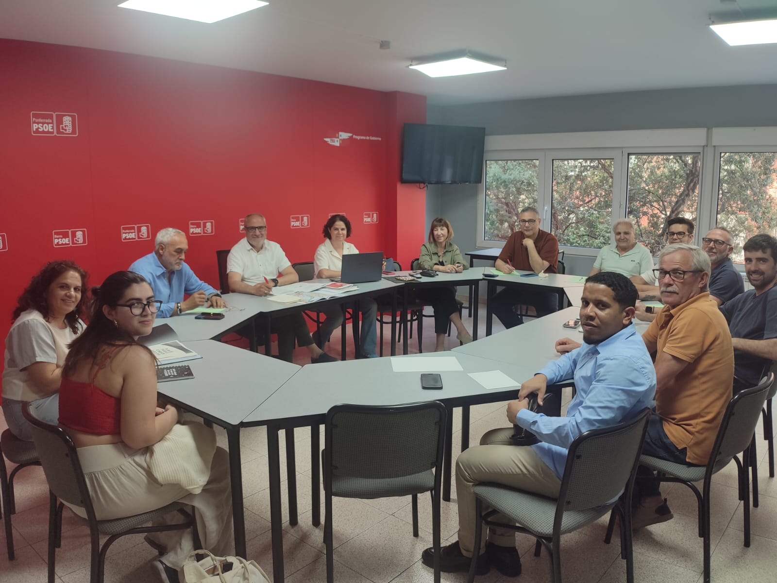 Ejecutiva de junio del PSOE de Ponferrada.