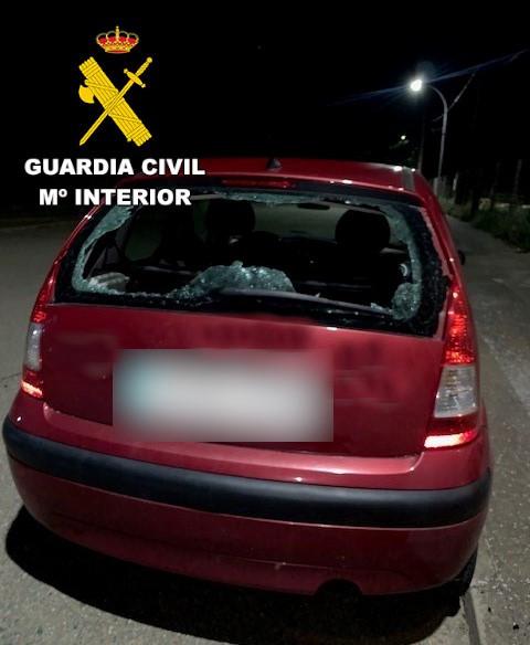 Estado en el que quedó uno de los vehículos. | L.N.C.