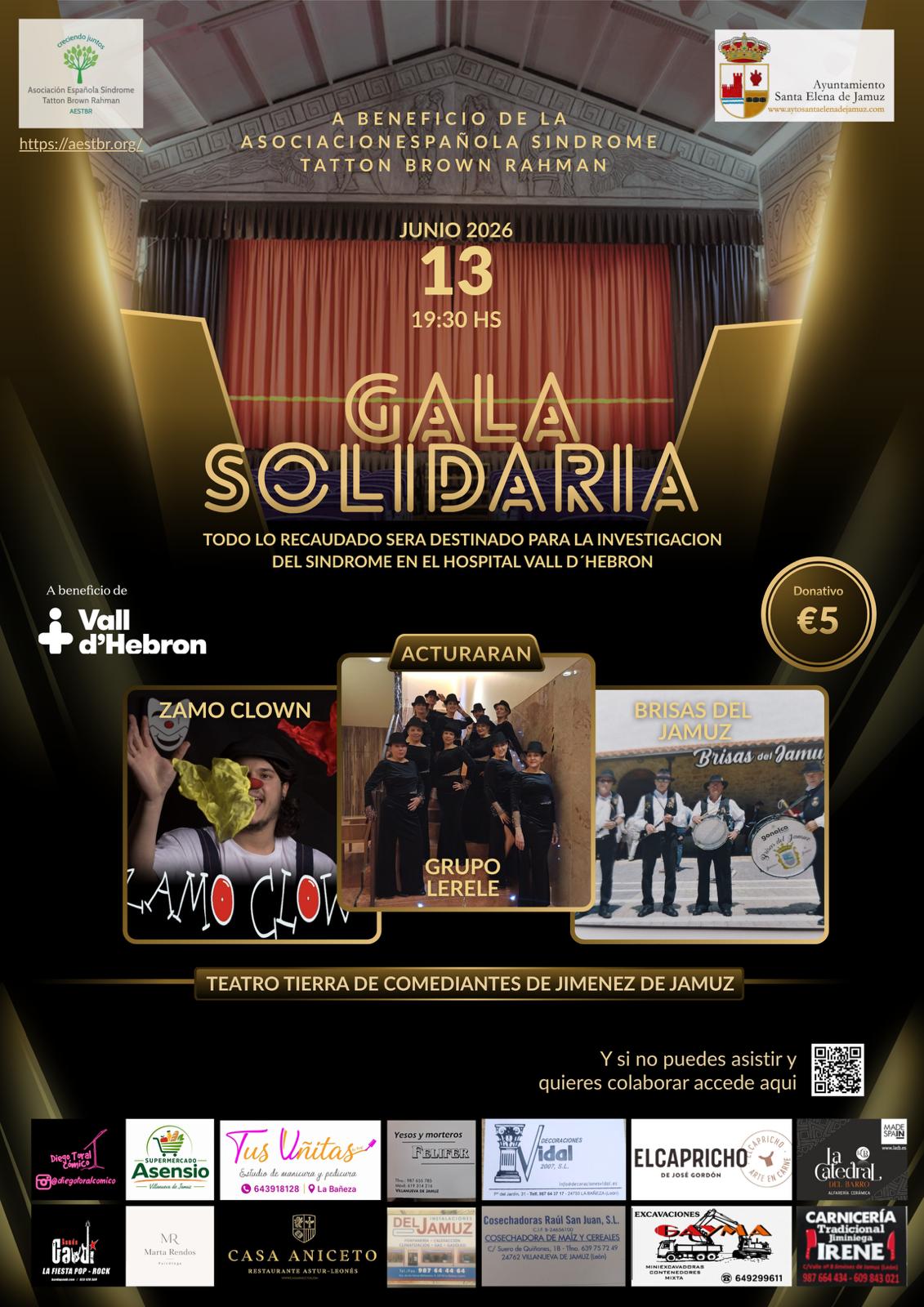 Cartel de la gala solidaria. | L.N.C.