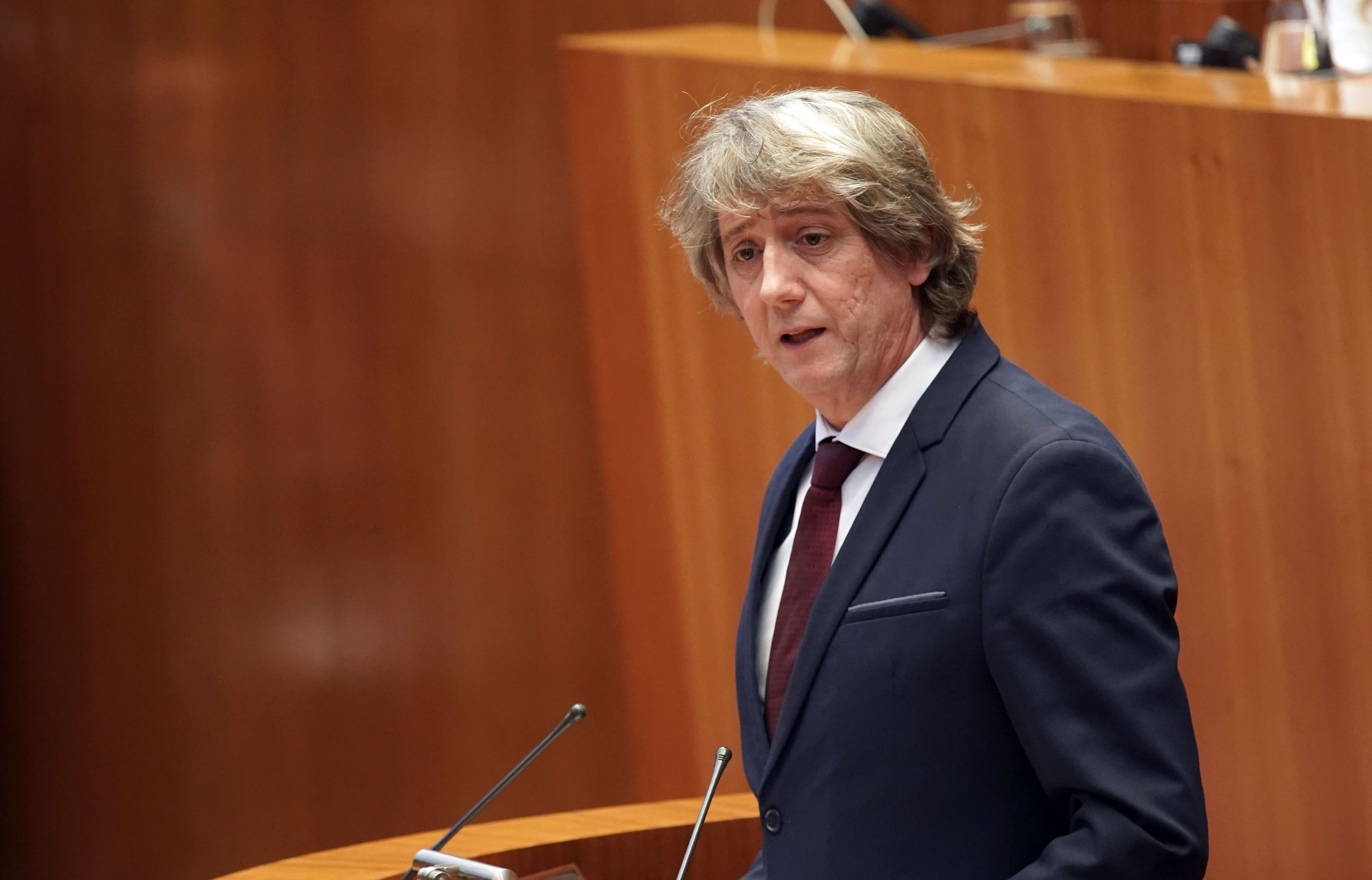 El portavoz del PSOE en las Cortes de Castilla y León, Carlos Martínez. | ICAL