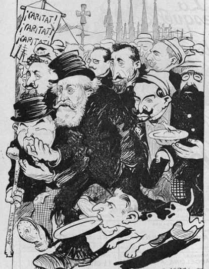 Caricatura de Picarol (1905). Caricatura de Picarol (1905).