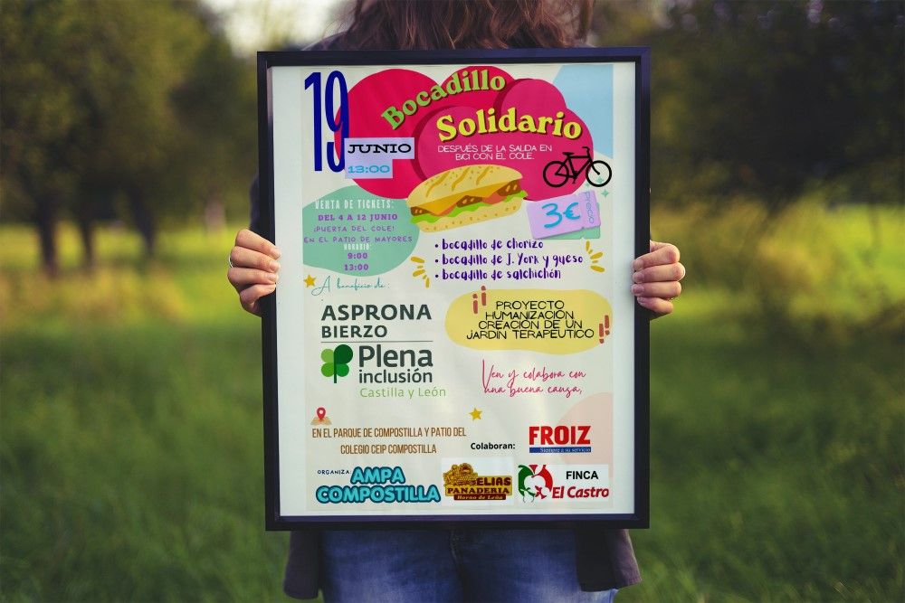 Cartel de la actividad. 