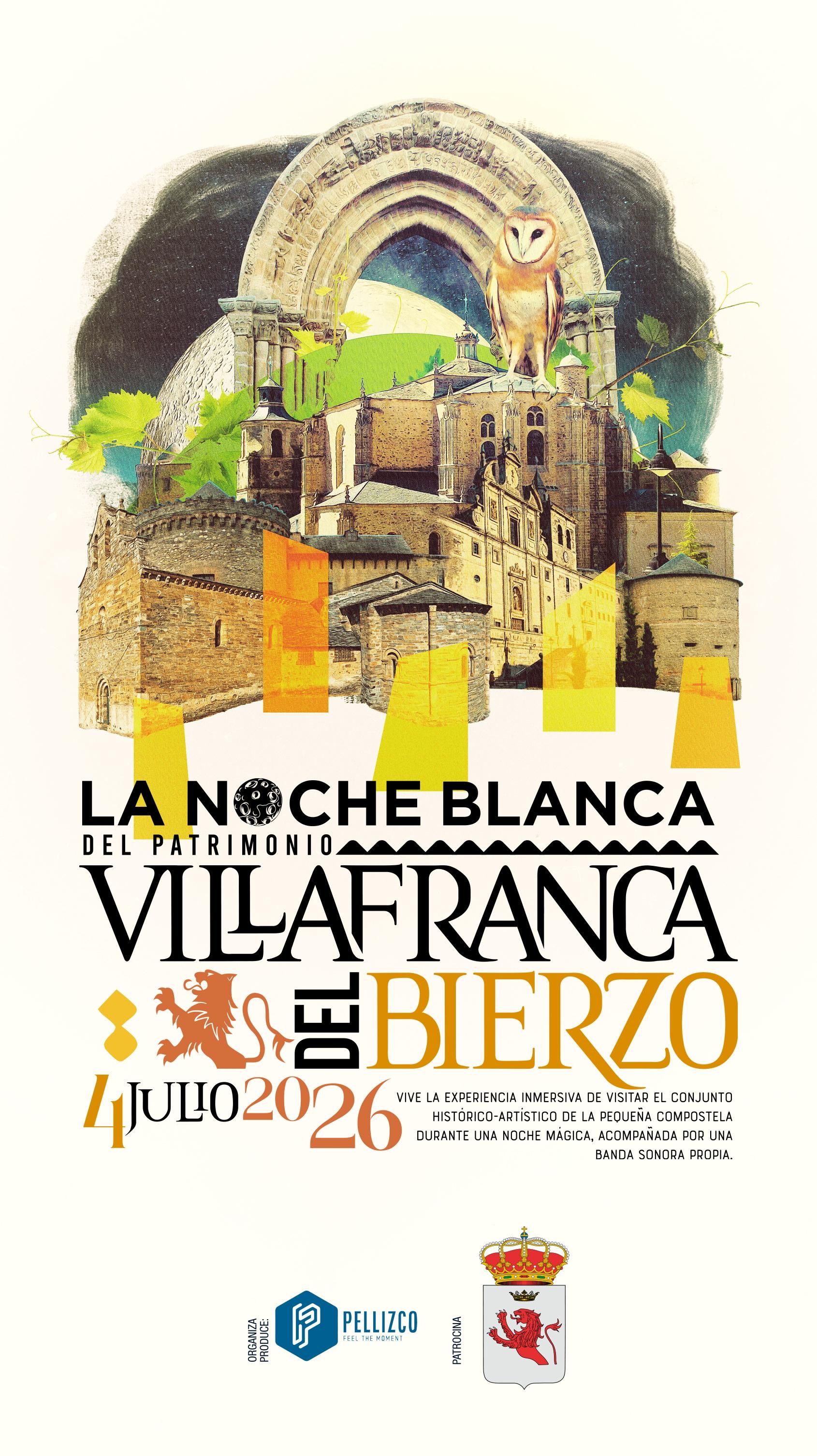 Cartel de la Noche Blanca de Patrimonio. Cartel de la Noche Blanca de Patrimonio.