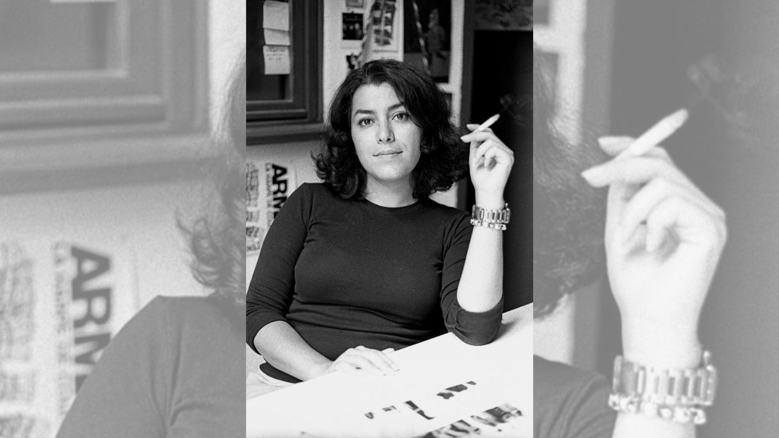 La historietista recientemente fallecida Marjane Satrapi.