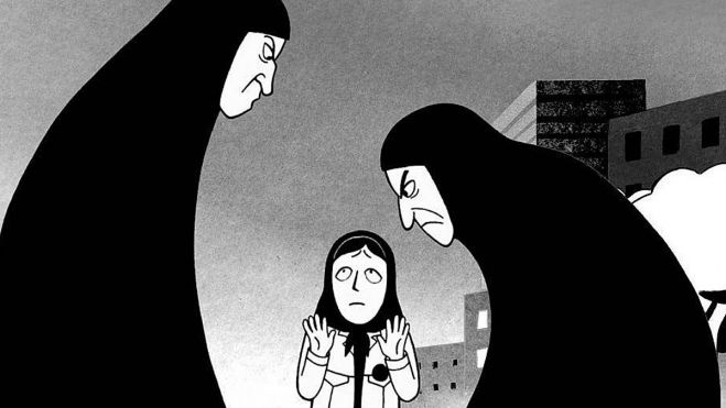 Imagen de la versión cinematográfica de 'Persepolis' Imagen de la versión cinematográfica de 'Persepolis'