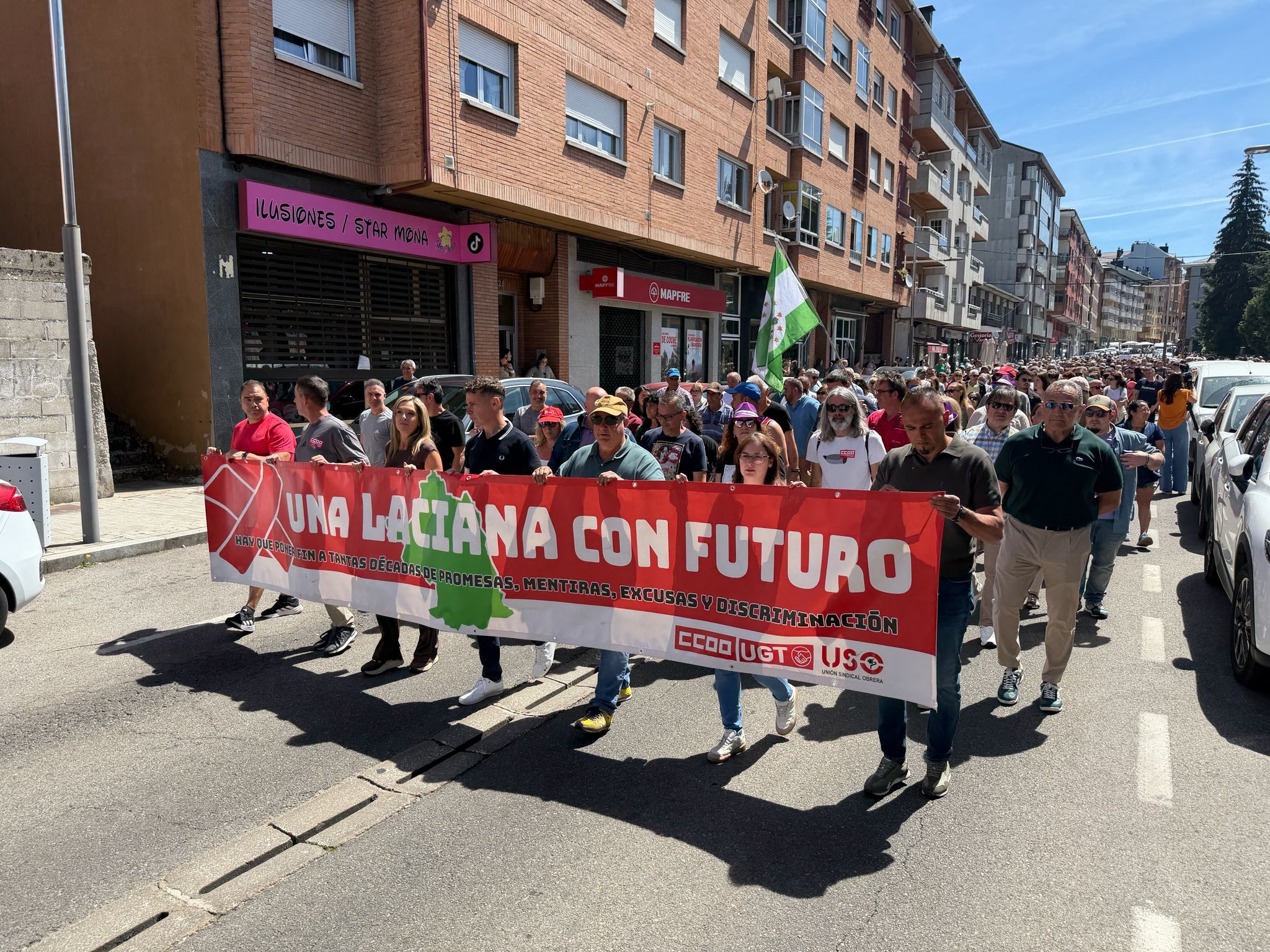 La protesta en Villablino por el futuro del valle de Laciana, en imágenes La protesta en Villablino por el futuro del valle de Laciana, en imágenes