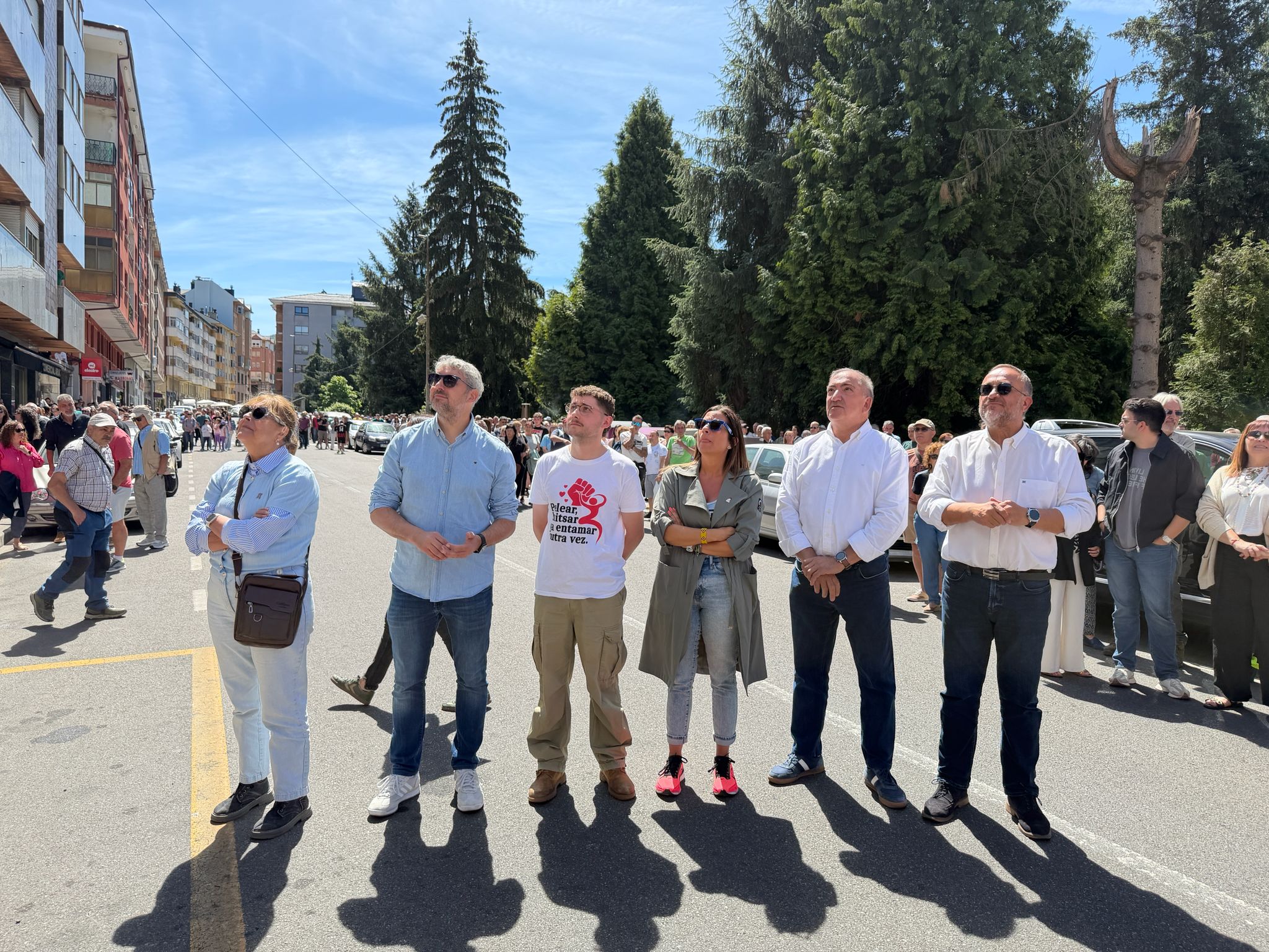La protesta en Villablino por el futuro del valle de Laciana, en imágenes 