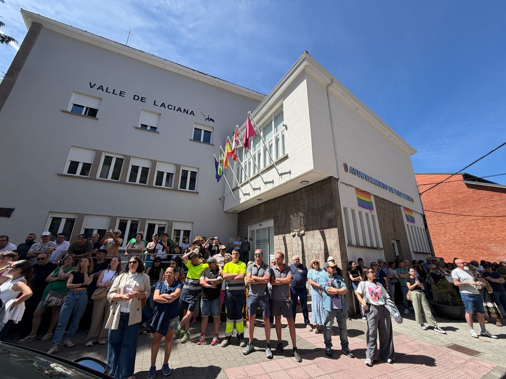 La protesta en Villablino por el futuro del valle de Laciana, en imágenes 