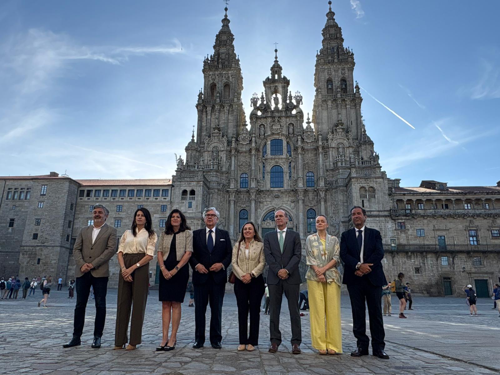 Foto de familia de los presidentes autonómicos en Santiago. Foto de familia de los presidentes autonómicos en Santiago.