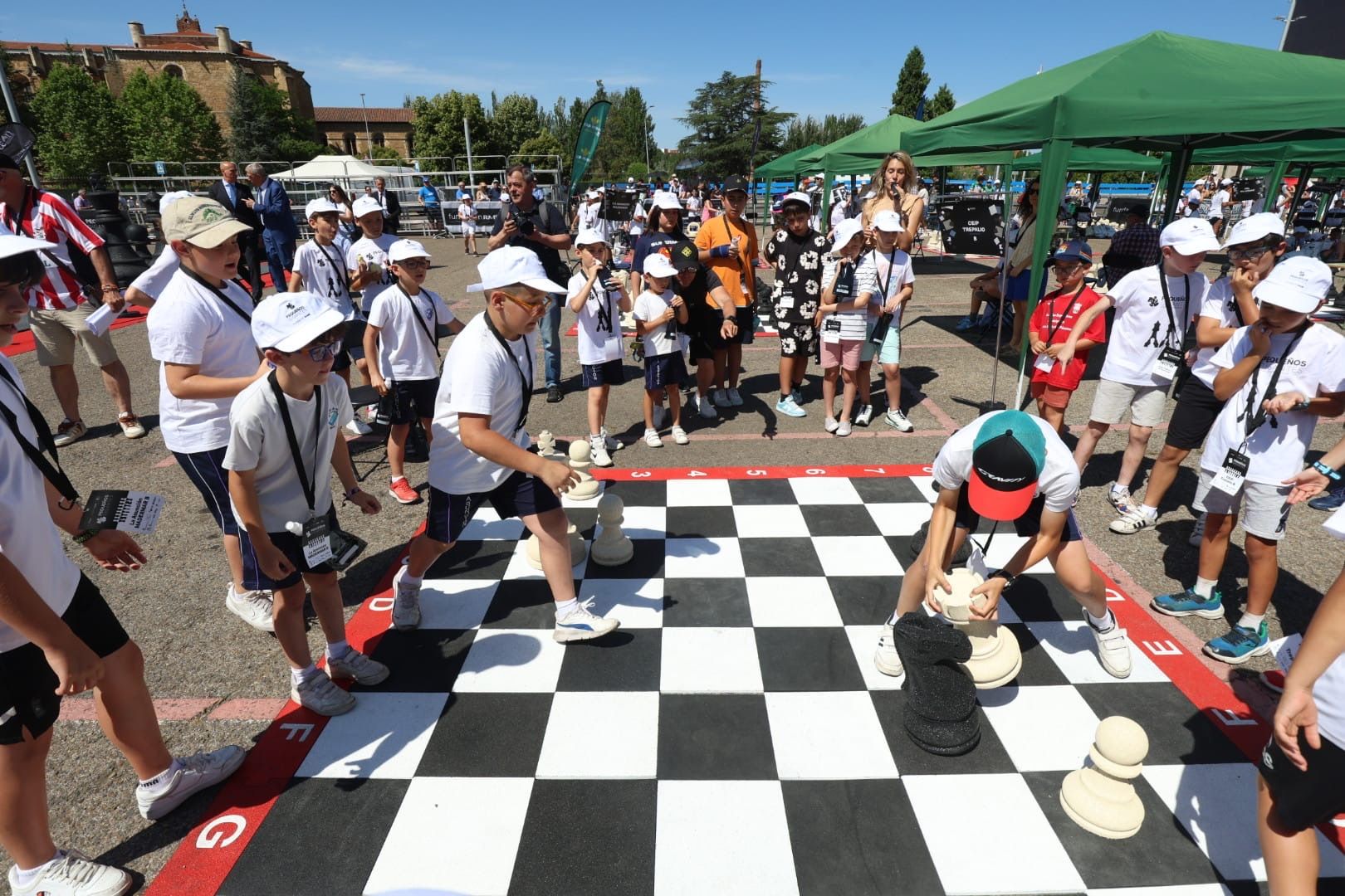 Final del torneo Pequeños Gigantes de ajedrez en León. | FERNANDO OTERO