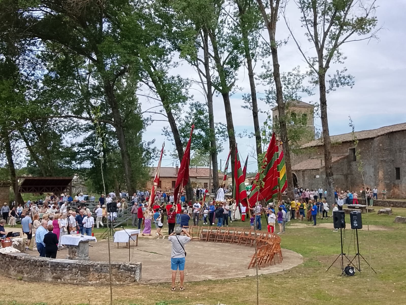 La tradicional rogativa volvió a convertir el santuario en punto de encuentro para la devoción.| E. NIÑO