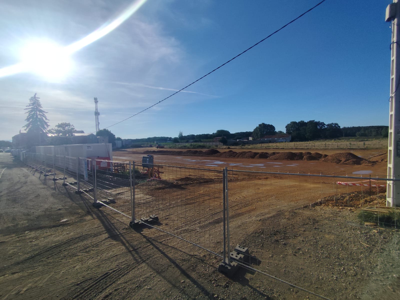 Vista de las obras desde otra zona. |A. RODRÍGUEZ Vista de las obras desde otra zona. |A. RODRÍGUEZ