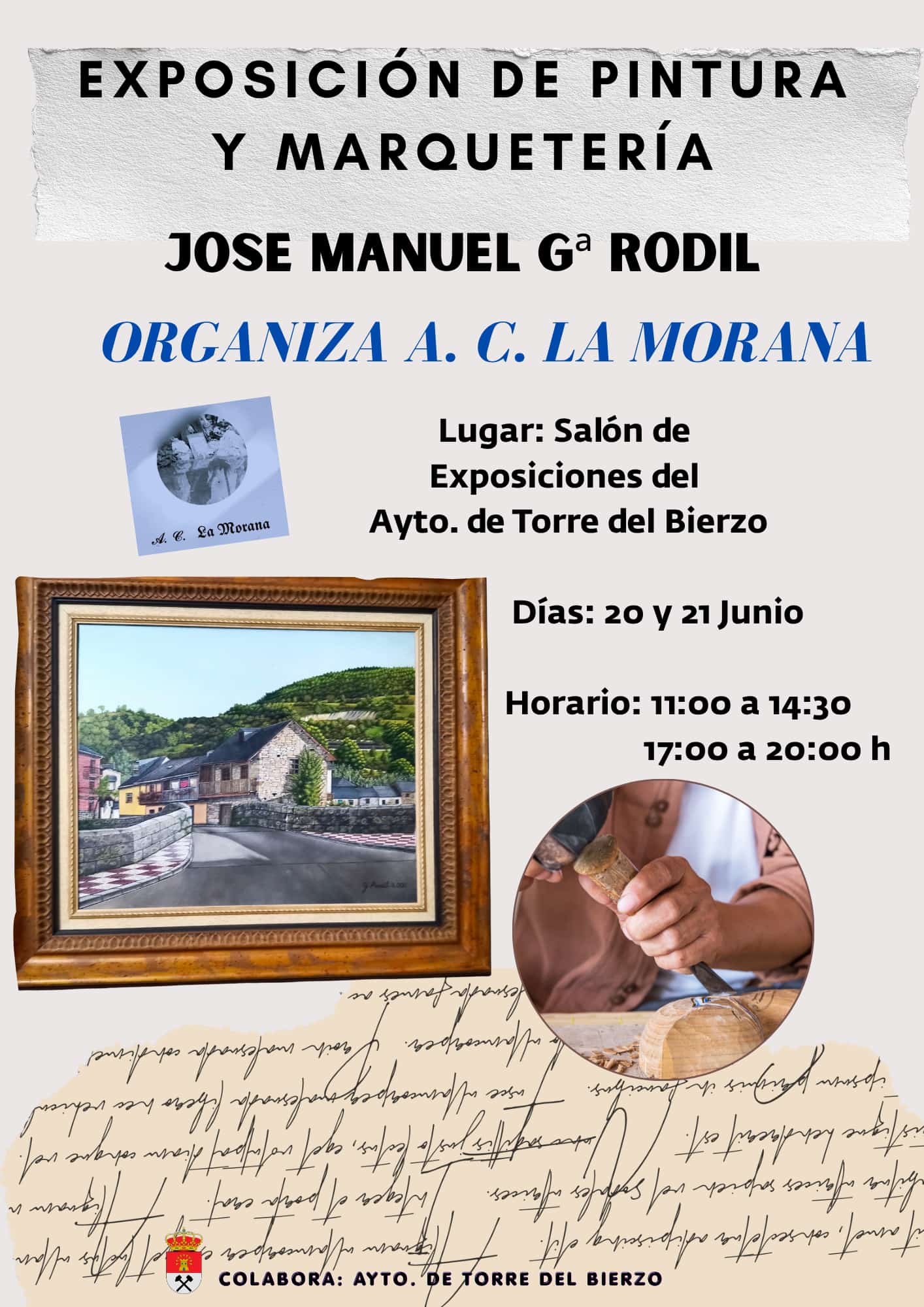 Cartel de la actividad.