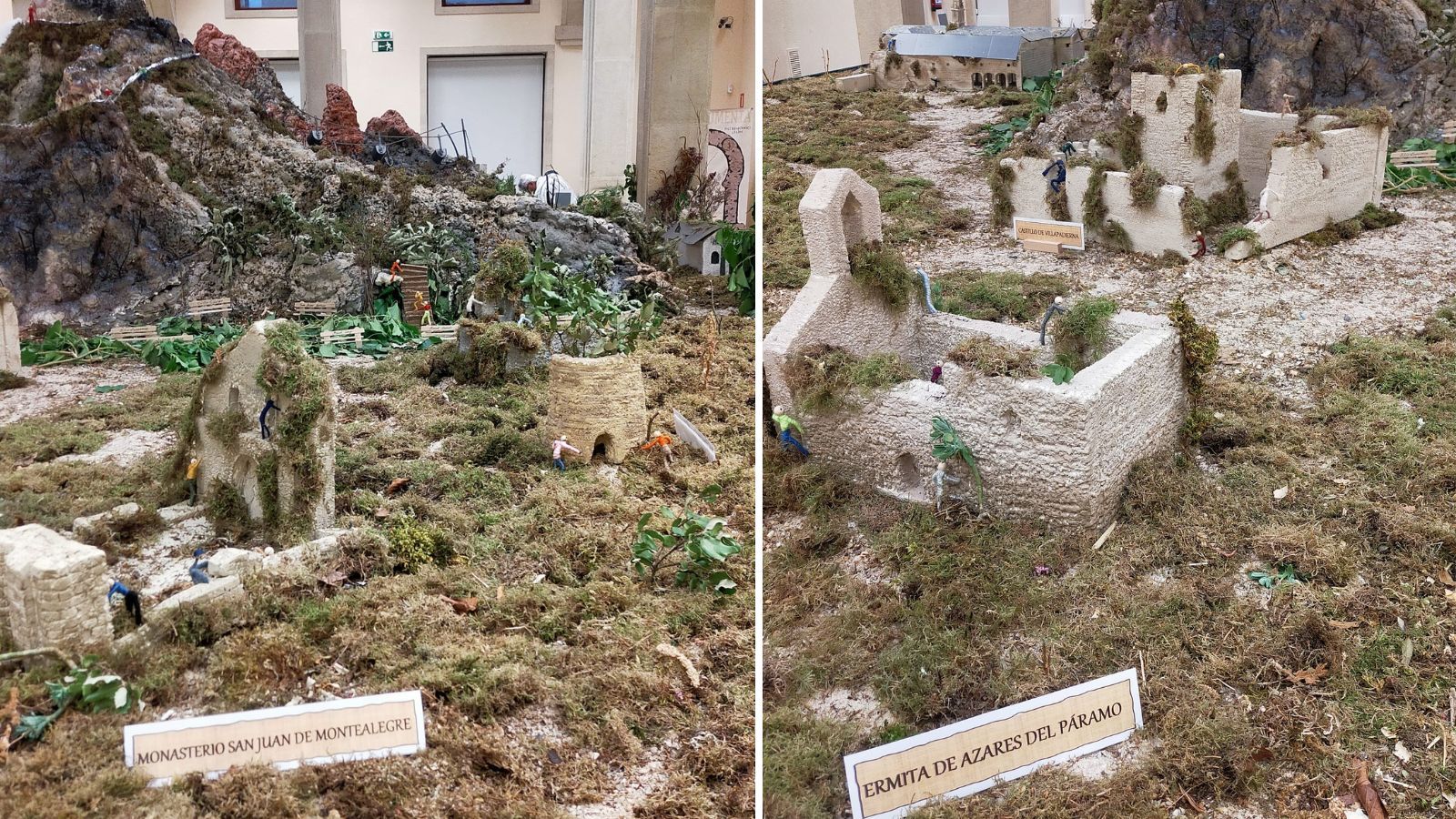 Dos imágenes de la maqueta que ya puede verse en la Casa de las Carnicerías de León. Dos imágenes de la maqueta que ya puede verse en la Casa de las Carnicerías de León.