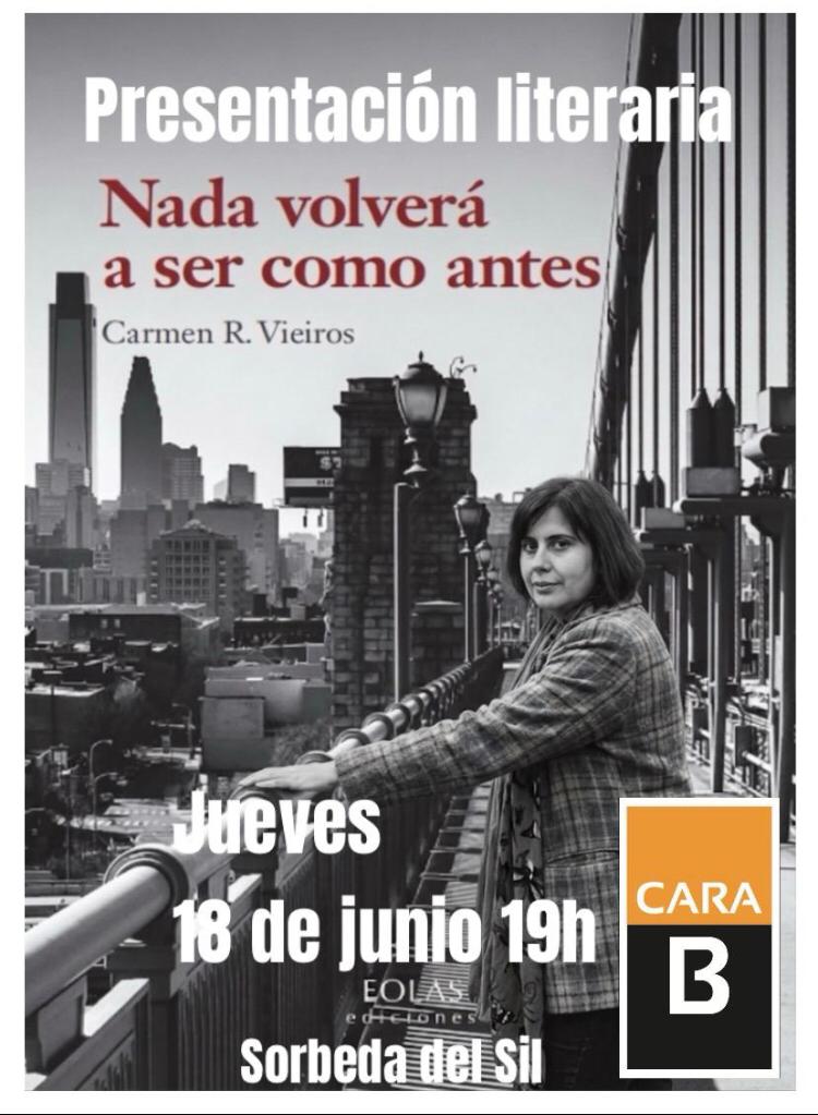 Cartel de la presentación.