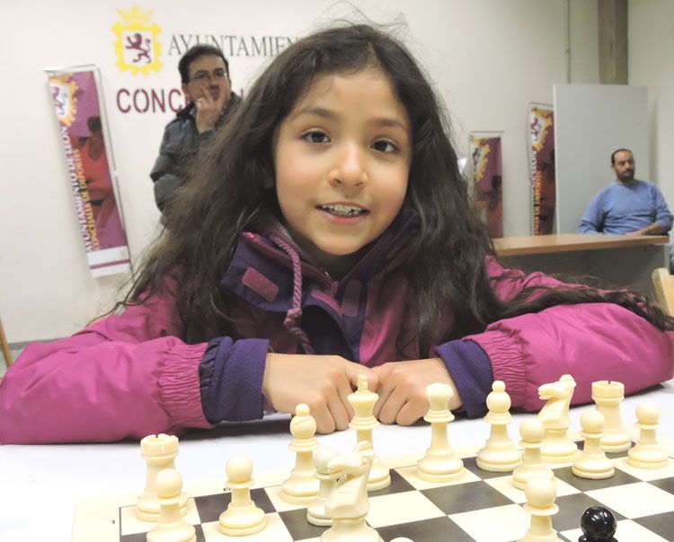 Michelle Garc ía fue la campeona provincial benjamín.