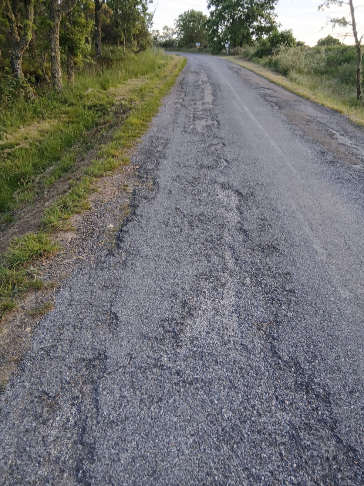 Estado de la carretera en Magaz de Cepeda. | L.N.C. Estado de la carretera en Magaz de Cepeda. | L.N.C.
