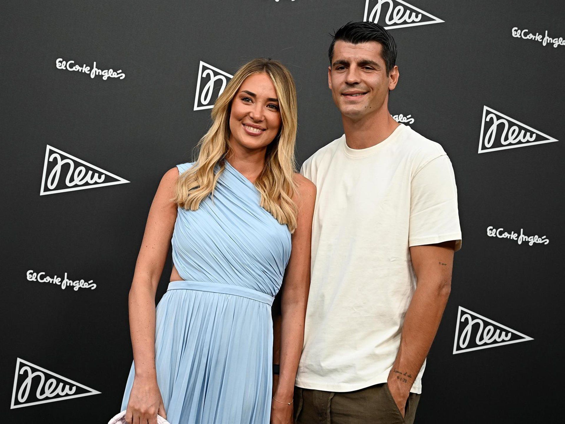 Alice Campello y Álvaro Morata - EUROPA PRESS