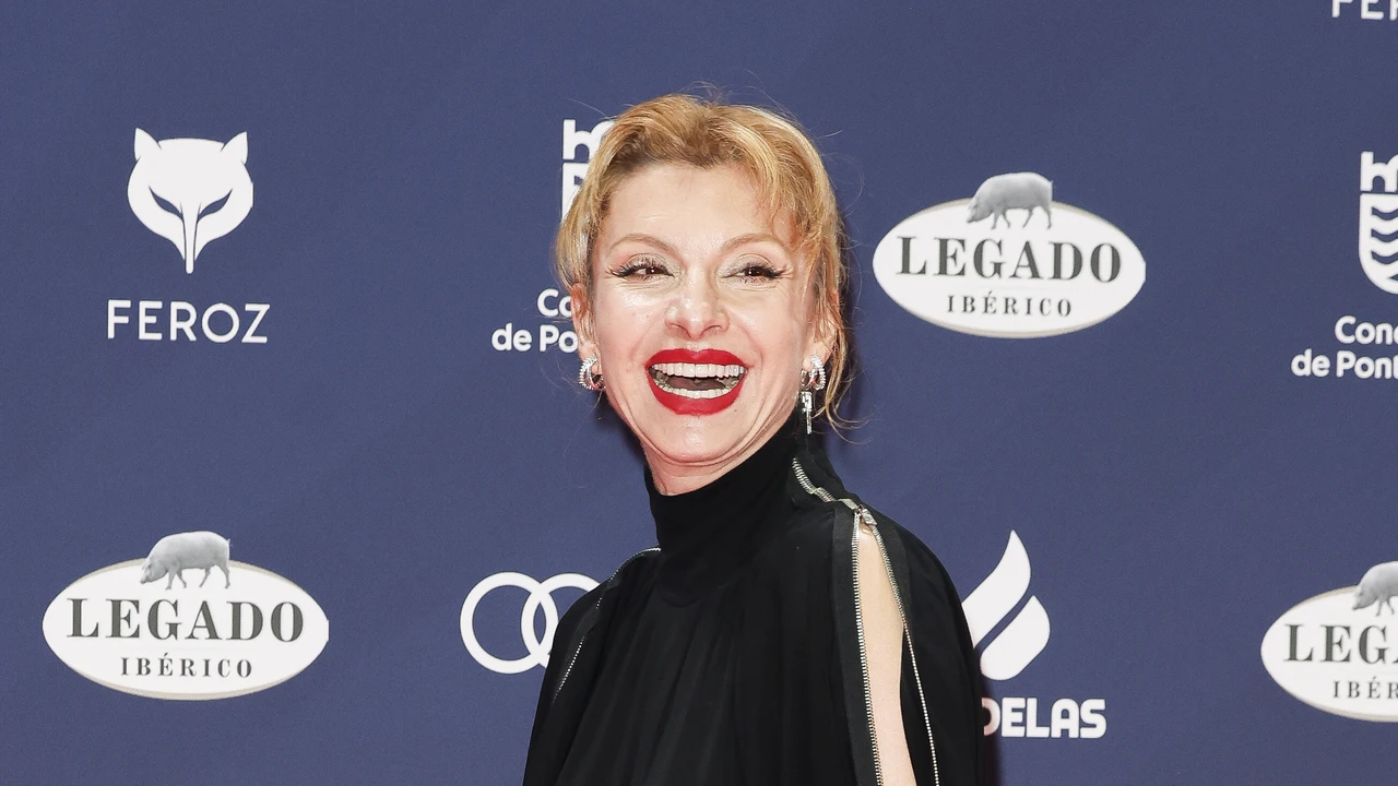 Najwa Nimri, durante una entrega de premios. | EUROPA PRESS