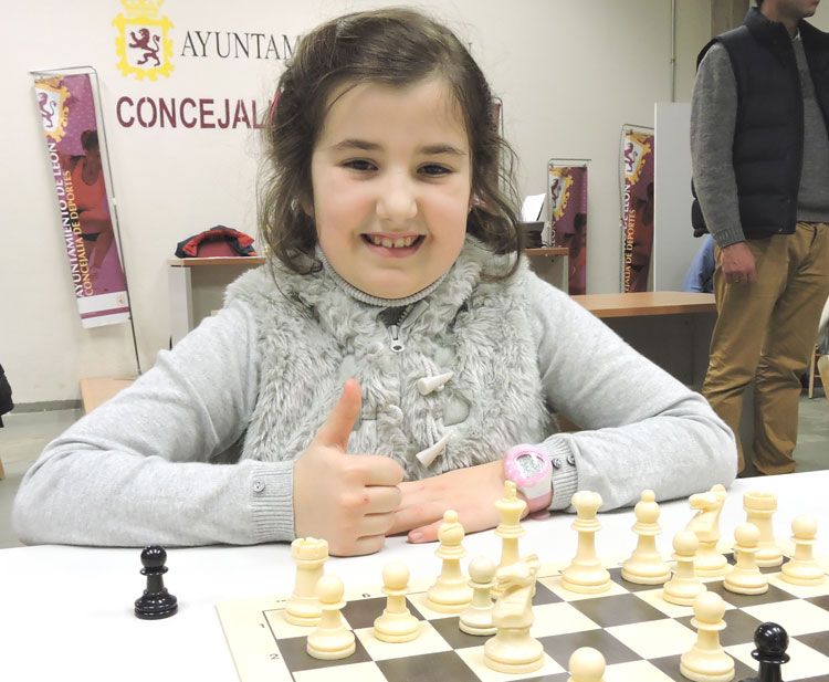 Ana González, campeona femenina prebenjamín.