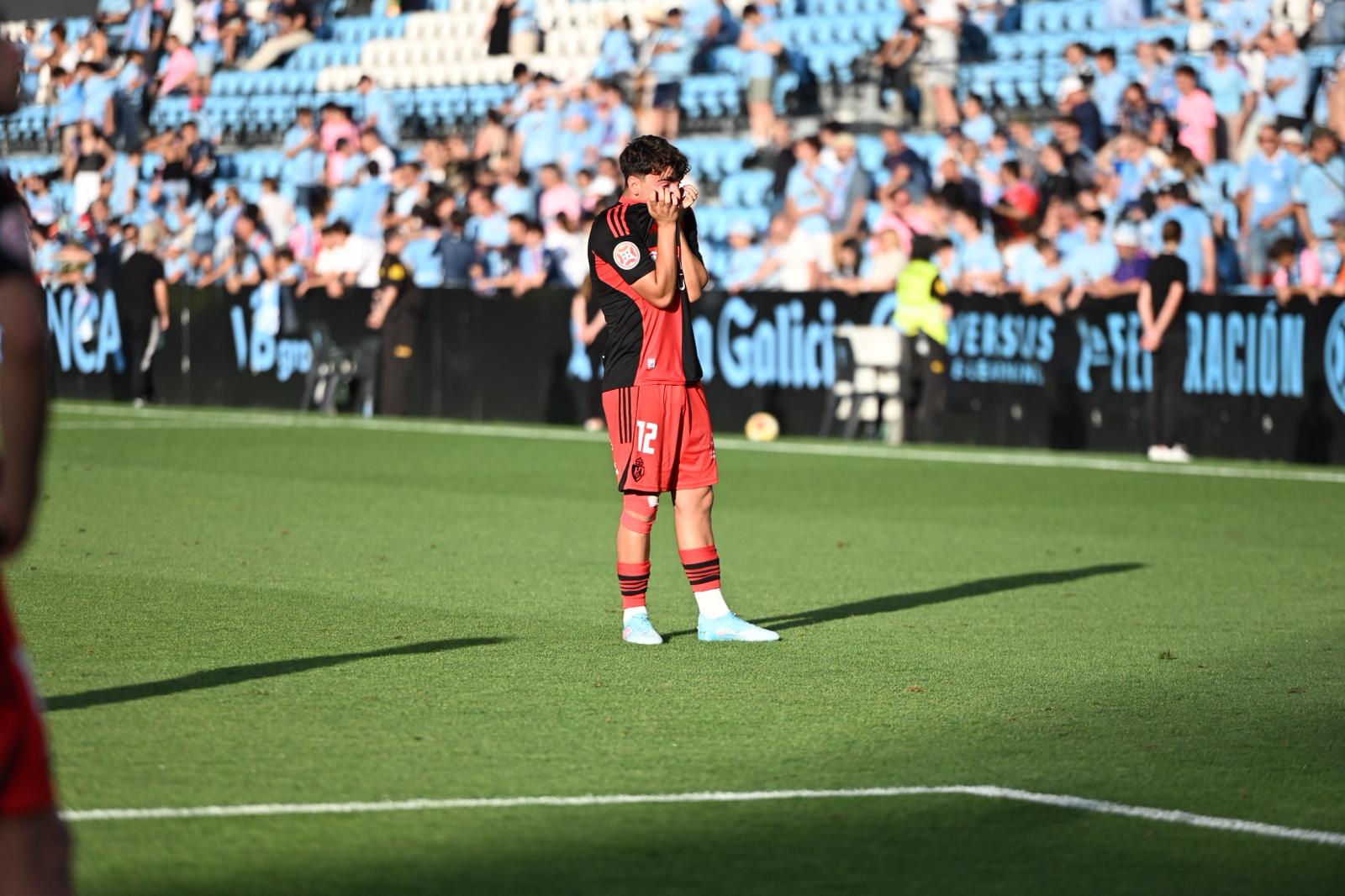 Koke Iglesias, cedido por el Valladolid, fue uno de los jugadores más visiblemente afectados. | QUINITO Koke Iglesias, cedido por el Valladolid, fue uno de los jugadores más visiblemente afectados. | QUINITO