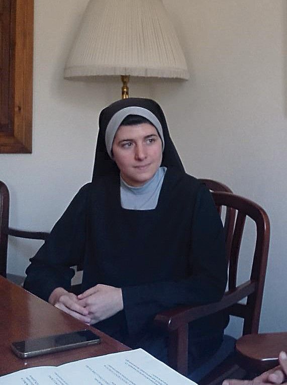 Marta González, Sor Marta, es monja benedictina en el convento de Sahagún. | L.N.C. Marta González, Sor Marta, es monja benedictina en el convento de Sahagún. | L.N.C.