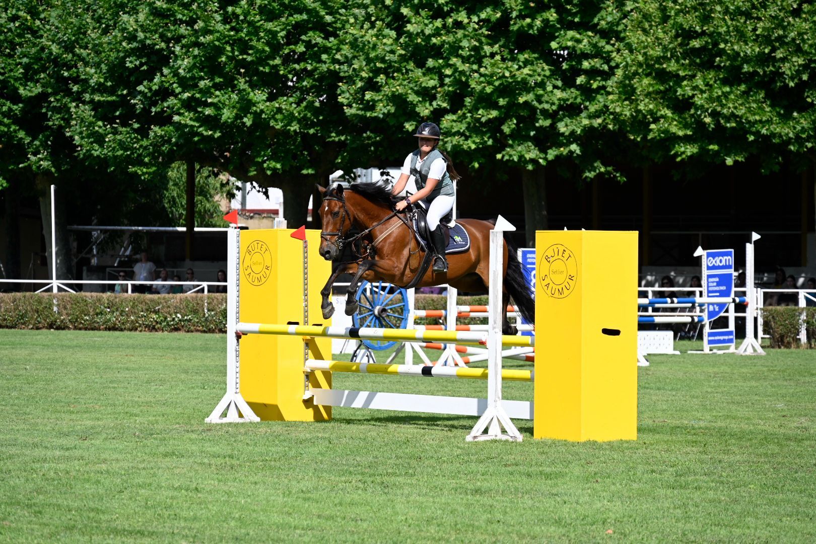 Diferentes momentos del LXXV Concurso Nacional de Saltos que se desarolló en León durante todo el fin de semana. SAÚL ARÉN (6)