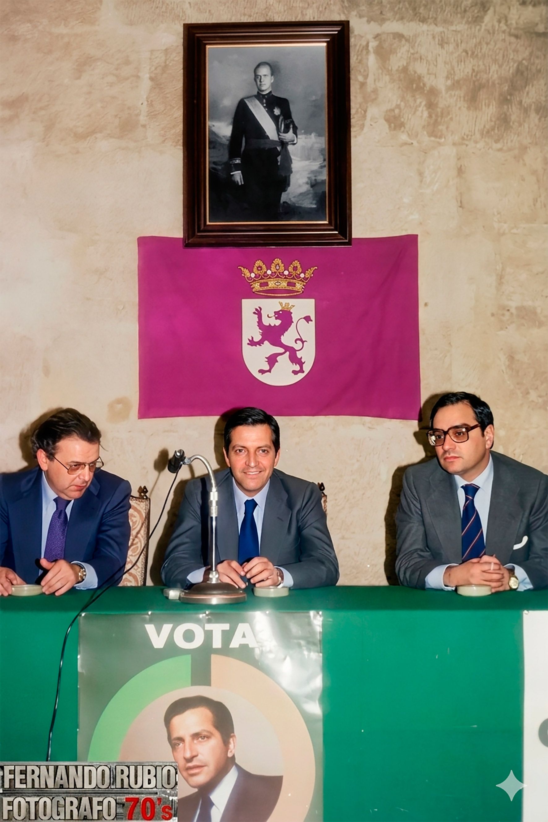 Imagen Suarez y dos leoneses Imagen Suarez y dos leoneses