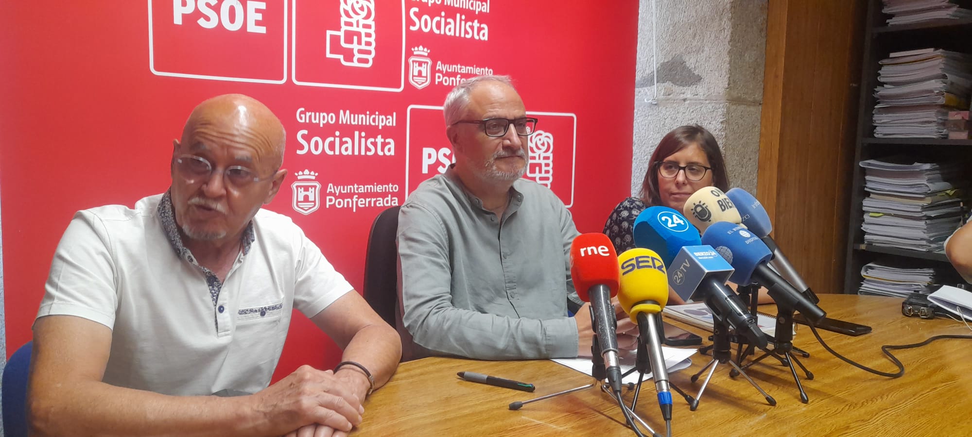 Rueda de prensa del PSOE. | MAR IGLESIAS