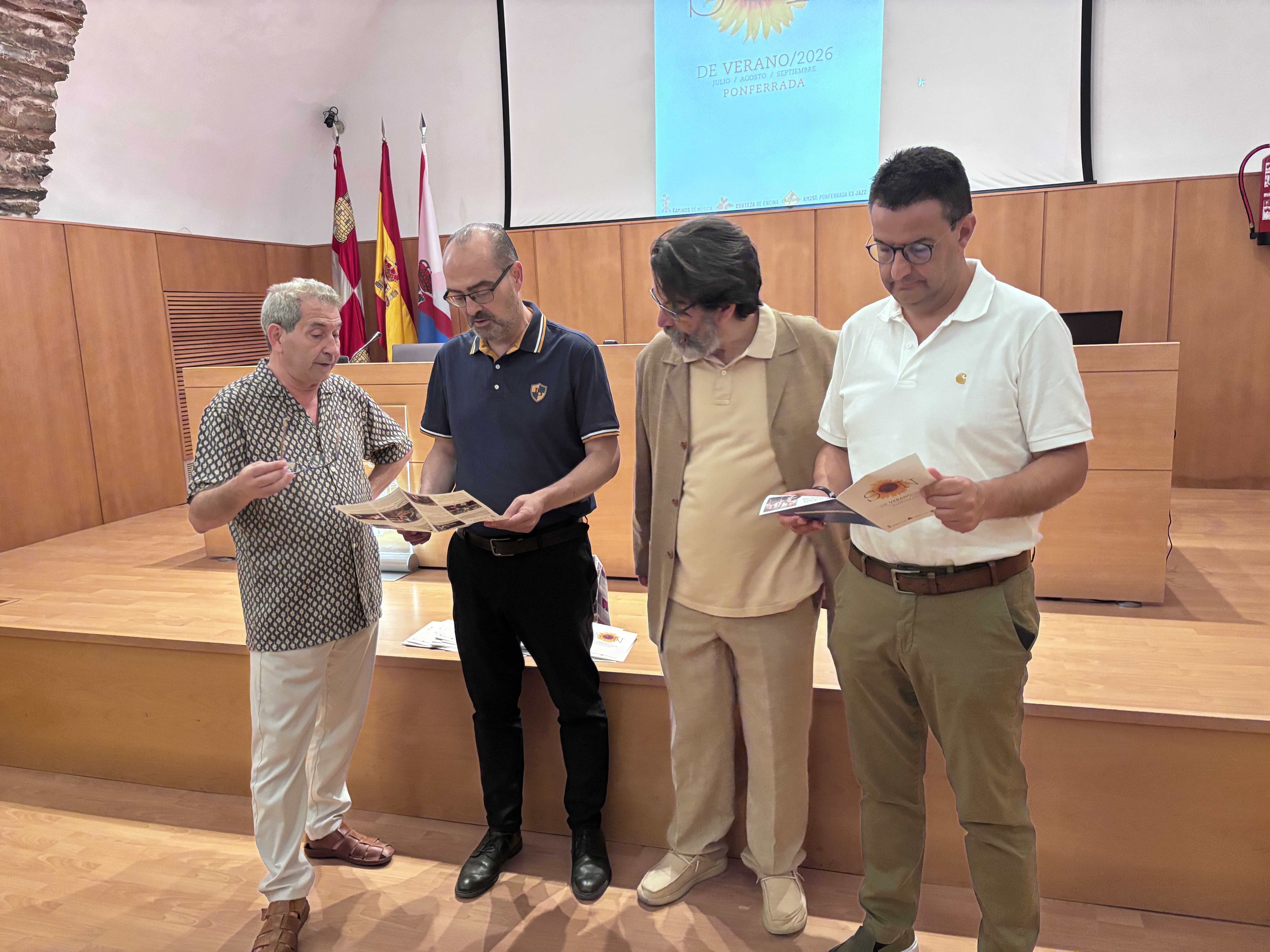 De izquierda a derecha: Varela, Morala, Cavero y García Bueso. | JAVIER FERNÁNDEZ