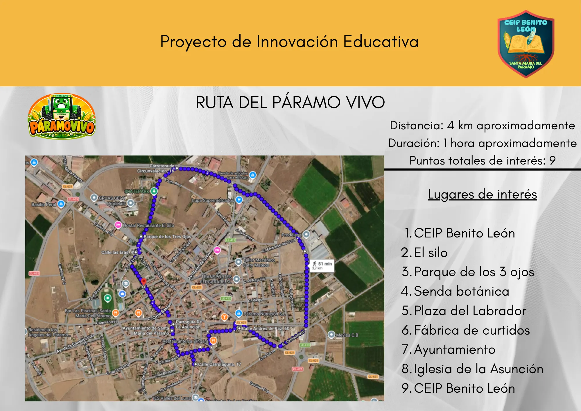 Ruta 'Páramo Vivo'. Ruta 'Páramo Vivo'.