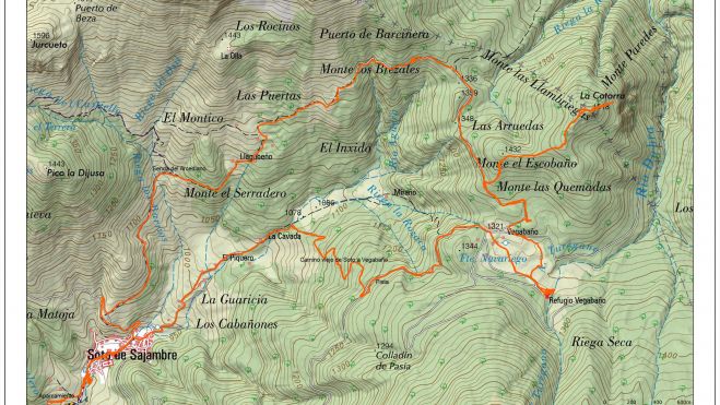 Soto Ref Vagabaño Cotorra de Escobaño mapa
