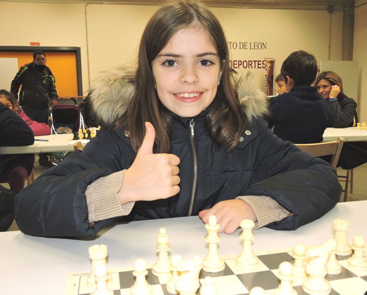 Ana Gutiérrez, primera en la categoría alevín.