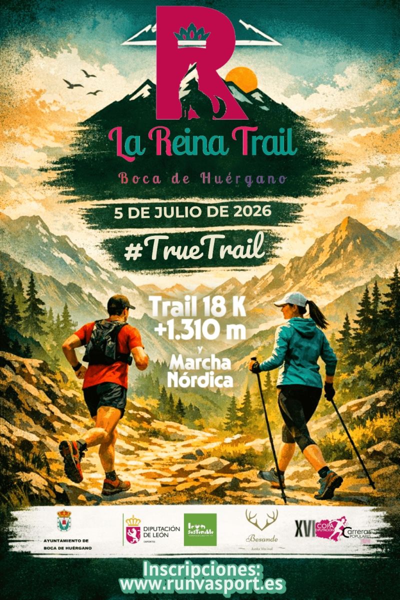 Cartel oficial de La Reina Trail 2026 | L.N.C.