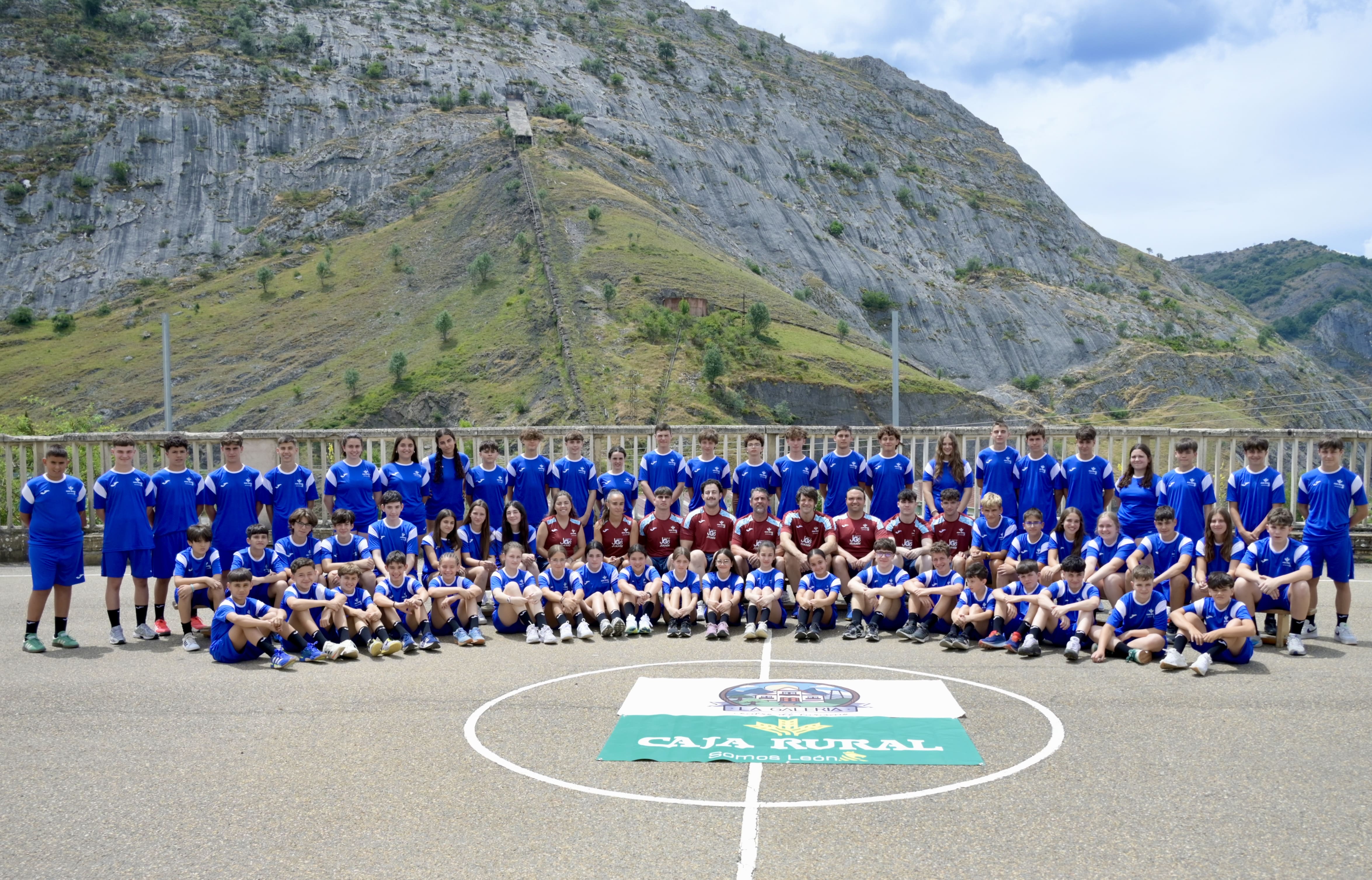 El Campus de Juanín García comenzó este lunes en Santa Lucía de Gordón. L.N.C.