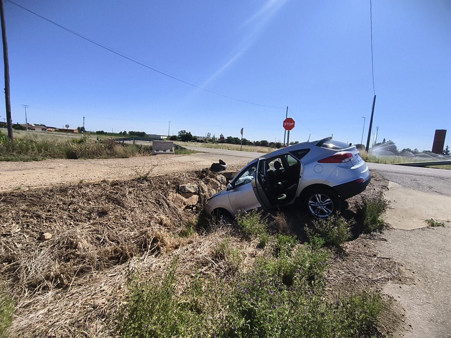 Herida una mujer de 70 años tras un aparatoso accidente en el Páramo. | A. R.