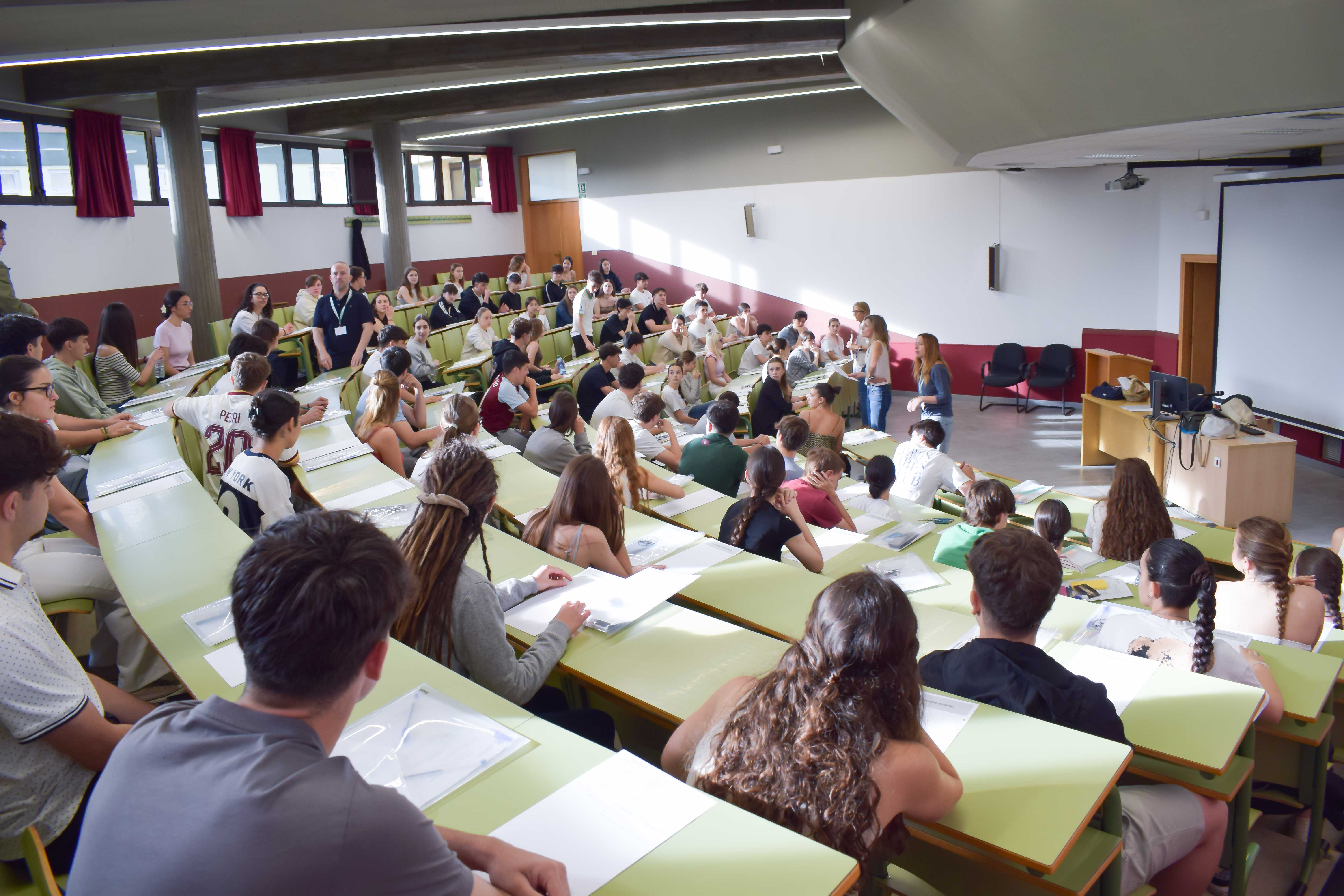 Exámenes de la PAU celebrados a comienzos de este mes. | L.N.C.